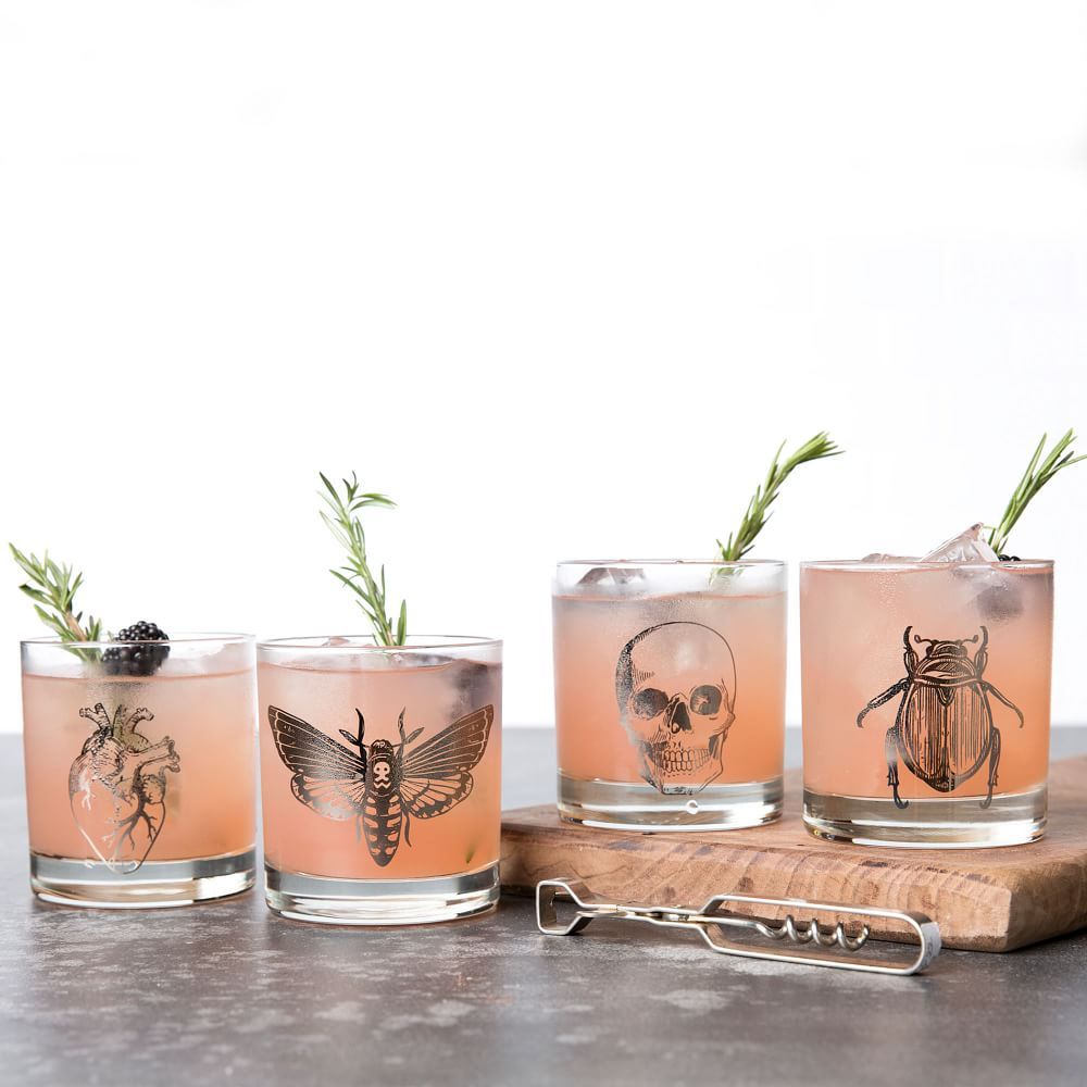 Counter Couture Spooky Whiskey Glass - Set of 4 | West Elm (US)