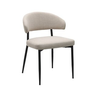 Winni armless, Curved Back Upholstered Dining Chair (Set of 2) - Bed Bath & Beyond - 42362313 | Bed Bath & Beyond