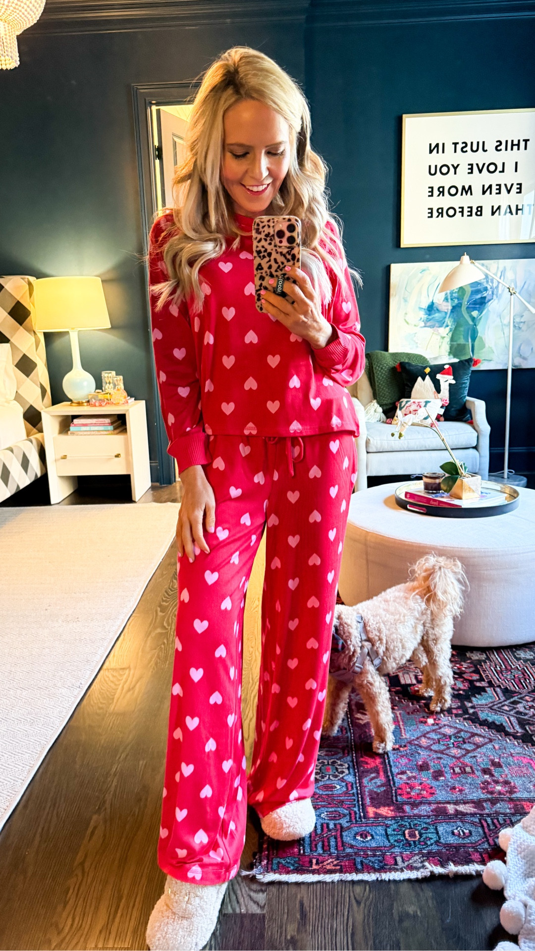 All things LOVE!! The cutest under $25 pajama set ever • wearing small in each item • 

#LTKFindsUnder50 #LTKSeasonal