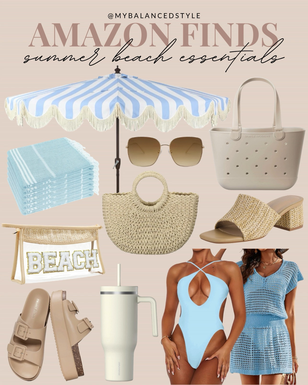 Amazon beach day essentials

beach day must have essentials
chic beach bag packing list
sunscreen and sun protection basics
lightweight beach coverup outfit
vacation beach day accessories
summer beach picnic essentials
waterproof beauty and skincare
comfortable sandals for the beach
poolside and ocean day must haves

#LTKSwim #LTKSeasonal #LTKSaleAlert