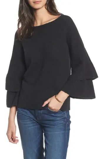 Women's Madewell Tier Sleeve Sweater | Nordstrom