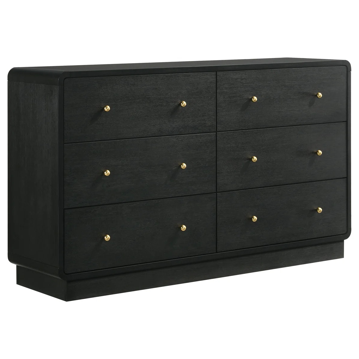 Aadvika 6-drawer Dresser Cabinet Black | Wayfair North America