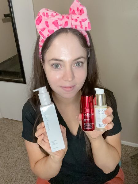 My nighttime routine favorite products!! I got all these in PR in exchange for my honest review. I have been loving this Shani Darden cleanser! I suffer from dry skin and so I try to avoid products that will make my skin even dryer. This cleanser is a must! The next 2 products are definitely a splurge, but definitely worth the money! The good genes by Sunday Riley is amazing it instantly brightens my skin and reduces the appearance of fine lines and wrinkles!! The Clarins total eye lift is amazing as well and I have seen such a difference with my fine lines and wrinkles that I have under my eyes. I recommend all three products. Sephora will be having a sale soon. It usually starts toward the end of March, beginning of April. I would wait until then if you want to try any of them to purchase them during the sale. 

#LTKSale #LTKbeauty #LTKsalealert