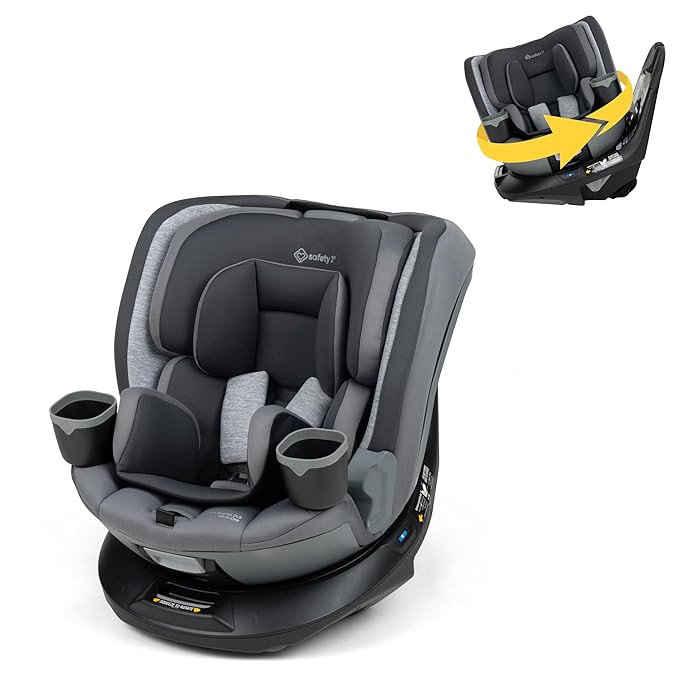 Safety 1st Turn and Go 360 DLX Rotating All-in-One Convertible Car Seat, Sand Bucket | Amazon (US)