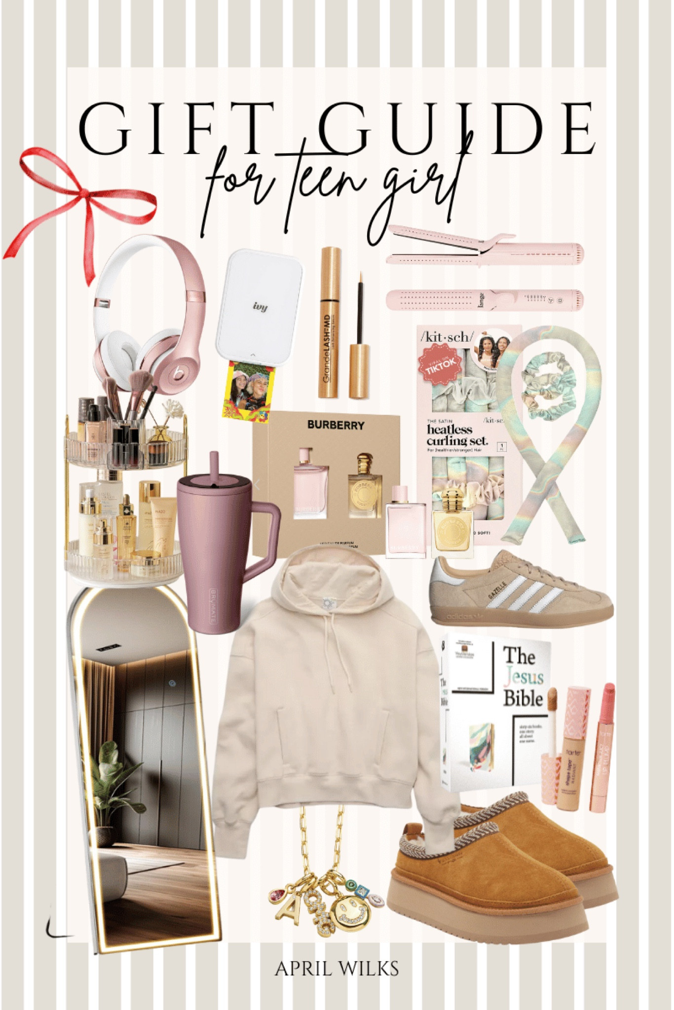 Gift for Teen Girls

Gift guides  gifts for her  gift ideas  Christmas gifts  Christmas presents  gift guide  teen girl gifts  teenager girls  girl gifts  adidas gazelles  beats headphones  Lange hair tools  hoodies  tumbler cups  makeup organization  Tarte  VintagePickinn

#LTKGiftGuide #LTKHoliday #LTKBeauty