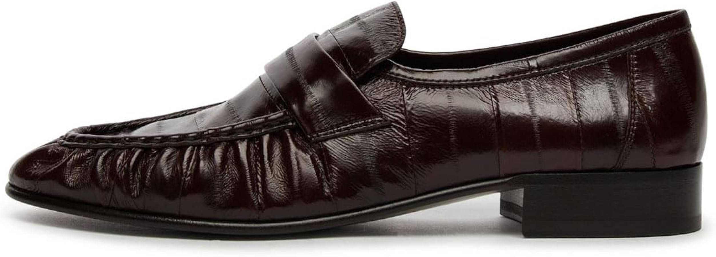 Divanne Loafers for Women, Ruched Penny Loafers Comfortable Slip on Flats Shoes Dressy Casual Wor... | Amazon (US)