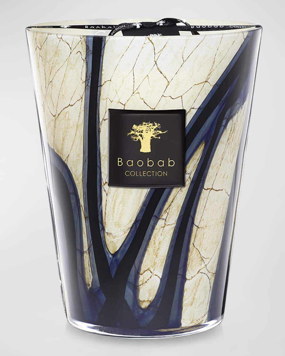 Baobab Collection Stones Lazuli Candle, 9.4" | Neiman Marcus