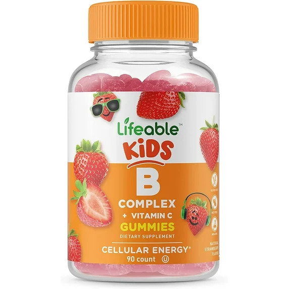 Lifeable Vitamin B Complex with Vitamin C for Kids - 90 Gummies | Walmart (US)