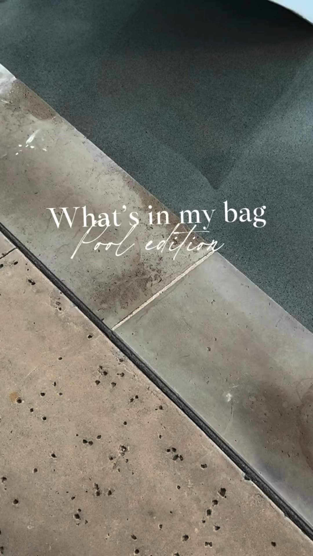 Let’s see what I took to the pool. I need to get another bag. What are your favs?

#whatsinmybag #poolside #relaxation #commentshop #dallascontentcreator