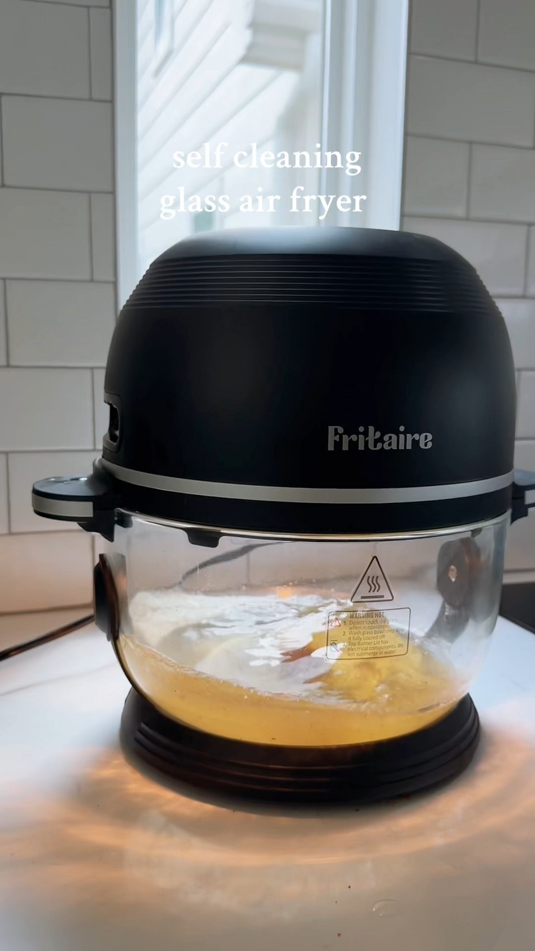 self-cleaning air fryer 🤩 air fryer, self cleaning, glass, glass air fryer, kitchen, kitchen appliance, kitchen tools, BPA-free, Teflon-free, healthy cooking, meal prep

#LTKActive #LTKFamily #LTKHome