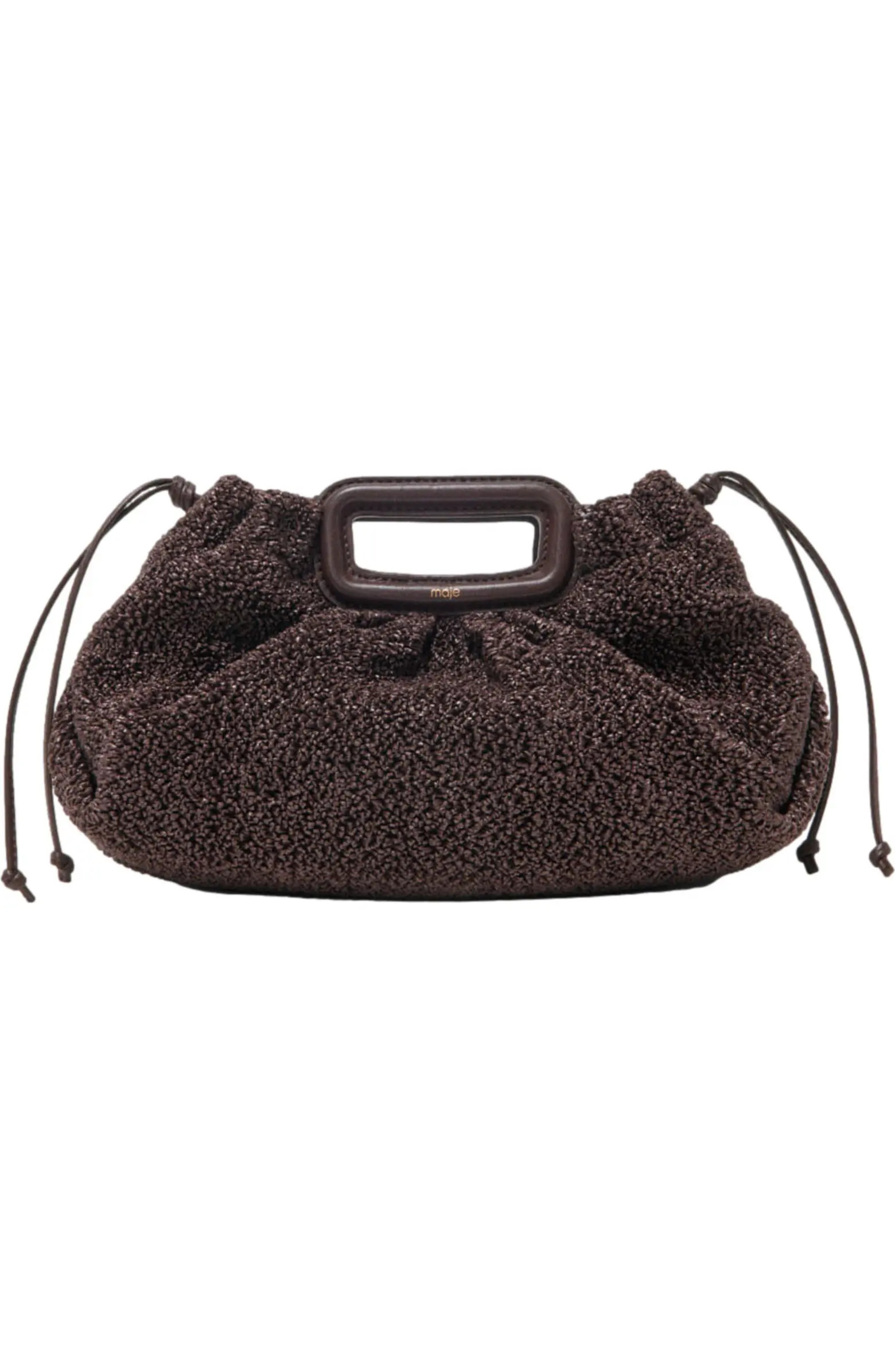 maje Mipli bouclé effect clutch bag | Nordstrom | Nordstrom