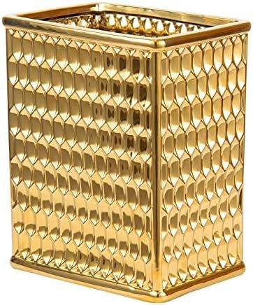 Amazon.com: Rectangular 2.5 Gallons Trash can, Waste Basket Garbage Can for Bathroom, Bedroom, Ho... | Amazon (US)