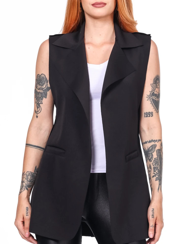 Rafael modas Max Colete Feminino Longo De Neoprene Maxi lançamento | SHEIN