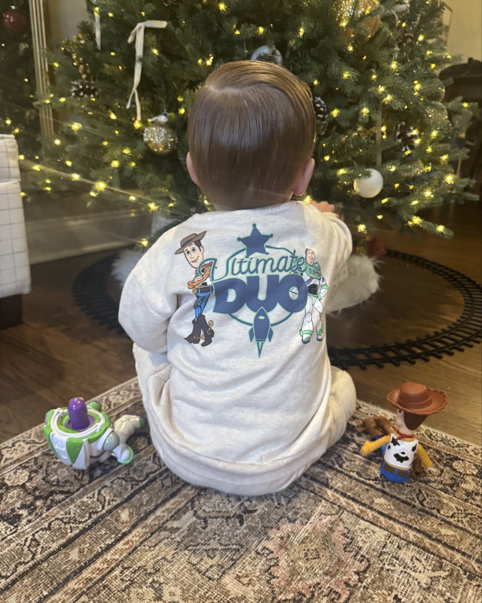 Woody & Buzz 🫶🏻 Ultimate Duo. Find this Toy Story Fleece Set at Target! 🎯 #toddlerboy #toystory 

#LTKootd #LTKKids #LTKBaby