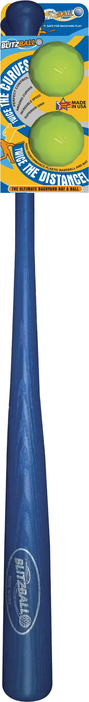 Blitzball- Plastic Backyard Baseball Bat and 2 Ball Combo Set | Walmart (US)