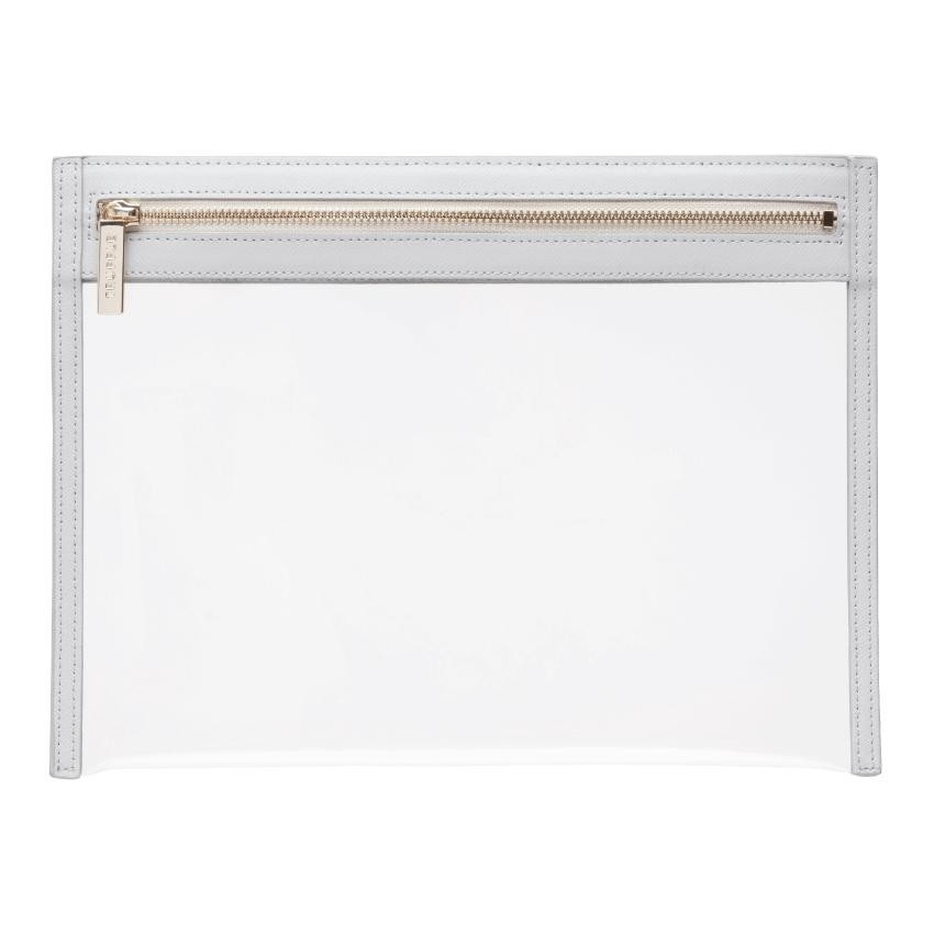 Clarity Clutch Large | TRUFFLE