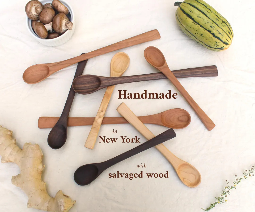 Cooking and Baking Spoon - Handmade in the USA With Salvaged Wood | Etsy (US)