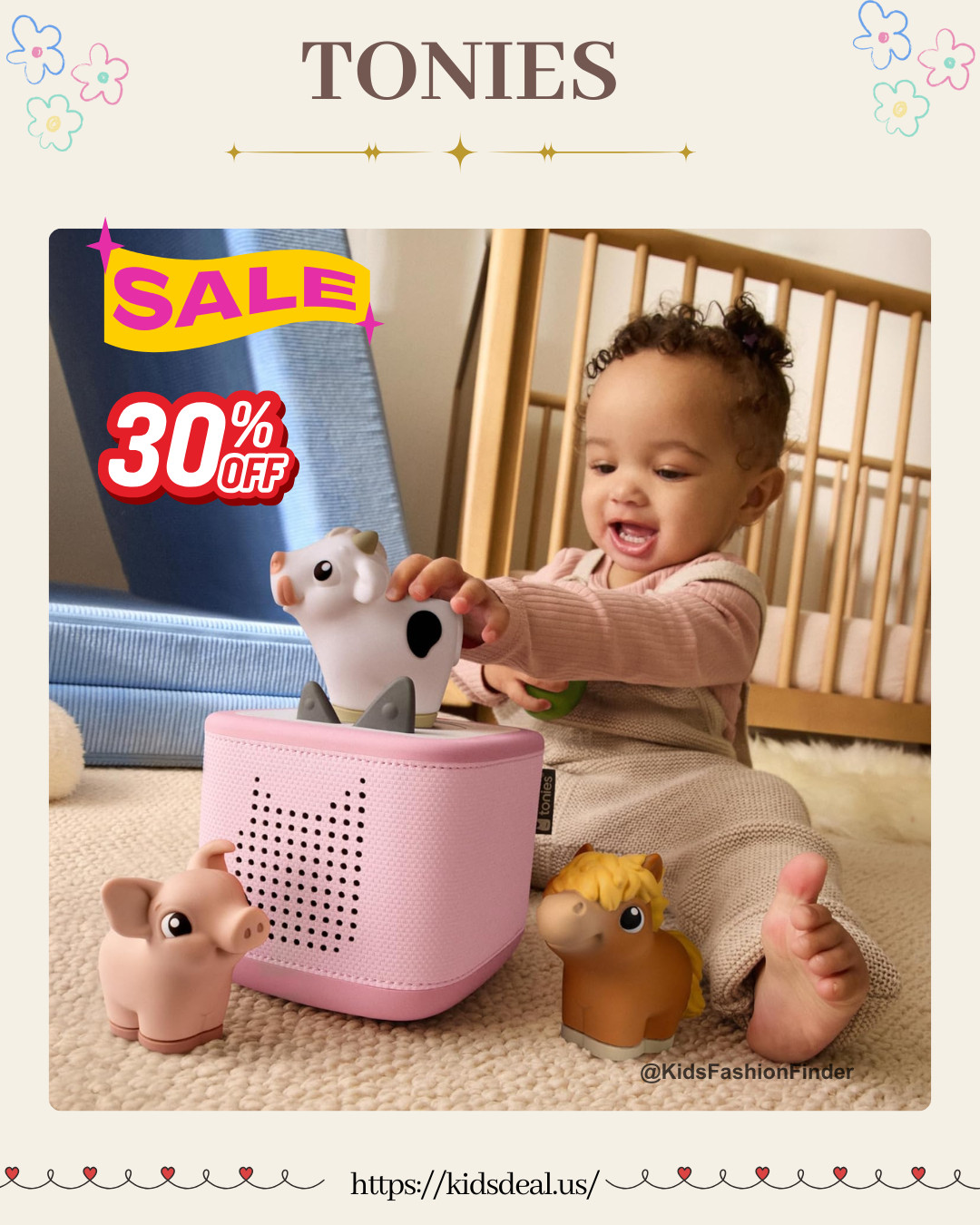🎧 Toniebox — Screen-Free Story Player (30% OFF!)

Just place a Tonies figure on top and stories play instantly. No screens, super easy for kids 1–9 to use on their own.

Great for independent play, bedtime routines, and calm listening — even from newborn stage. 🌙✨

#Toniebox #ScreenFreeKids #KidsStories #IndependentPlay #ToyDeals 🎧 

 

#LTKGiftGuide #LTKstorytime #LTKBaby