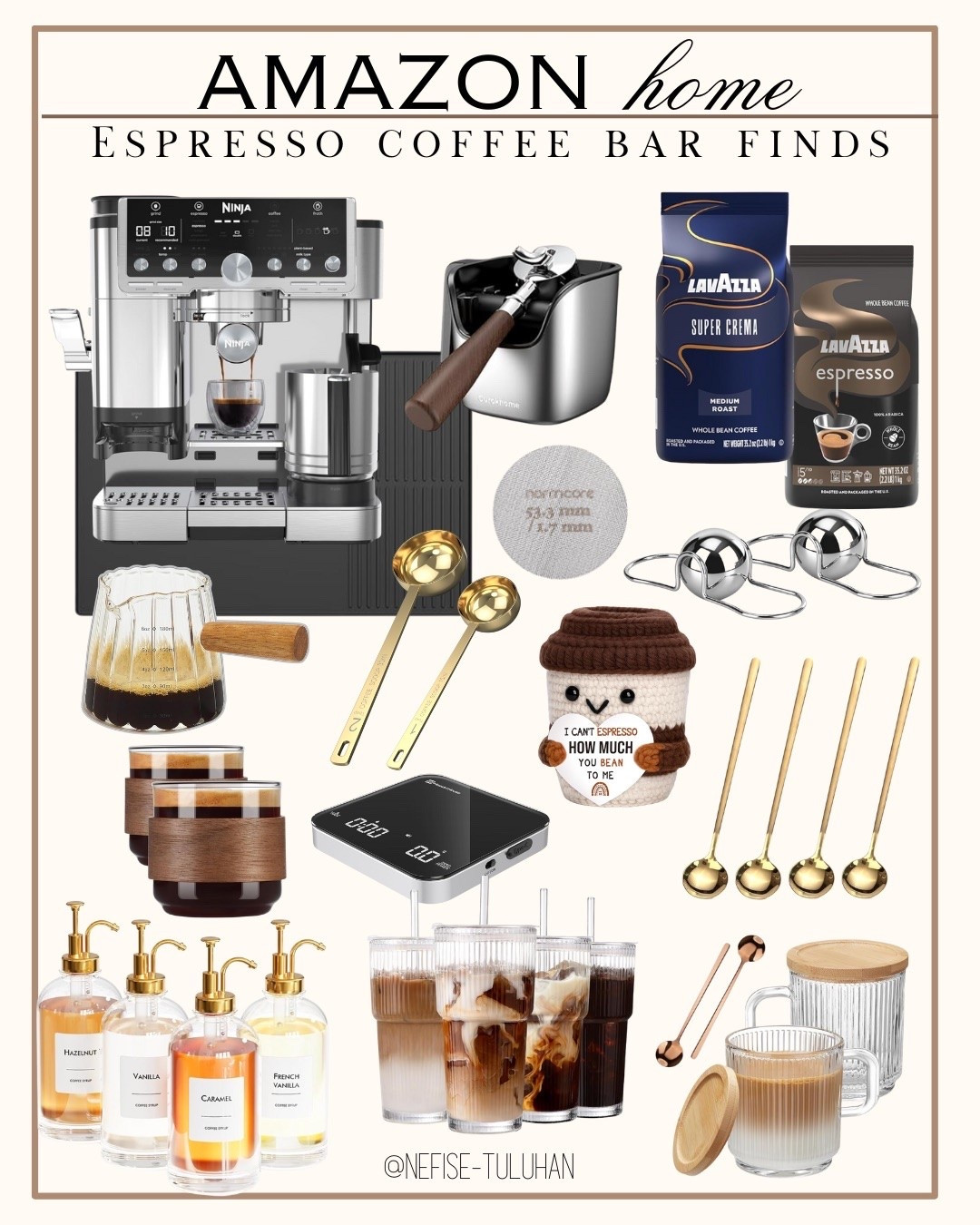Espresso Coffee bar favs ☕️ 

Coffee bar, coffee, amazon finds, amazon home, amazon home finds, kitchen finds, office, kitchen, office decor, nespresso, Starbucks, coffee cups, coffee corner, coffee cart, coffee syrup, coffee station, kitchen decor, amazon home, amazon must haves, amazon home finds, home office, coffee bar decor, coffee bar station, coffee bar styling, coffee bar accessories , coffee bar station, coffee bar tray, coffee bar cabinet

#LTKfoodie #LTKHome