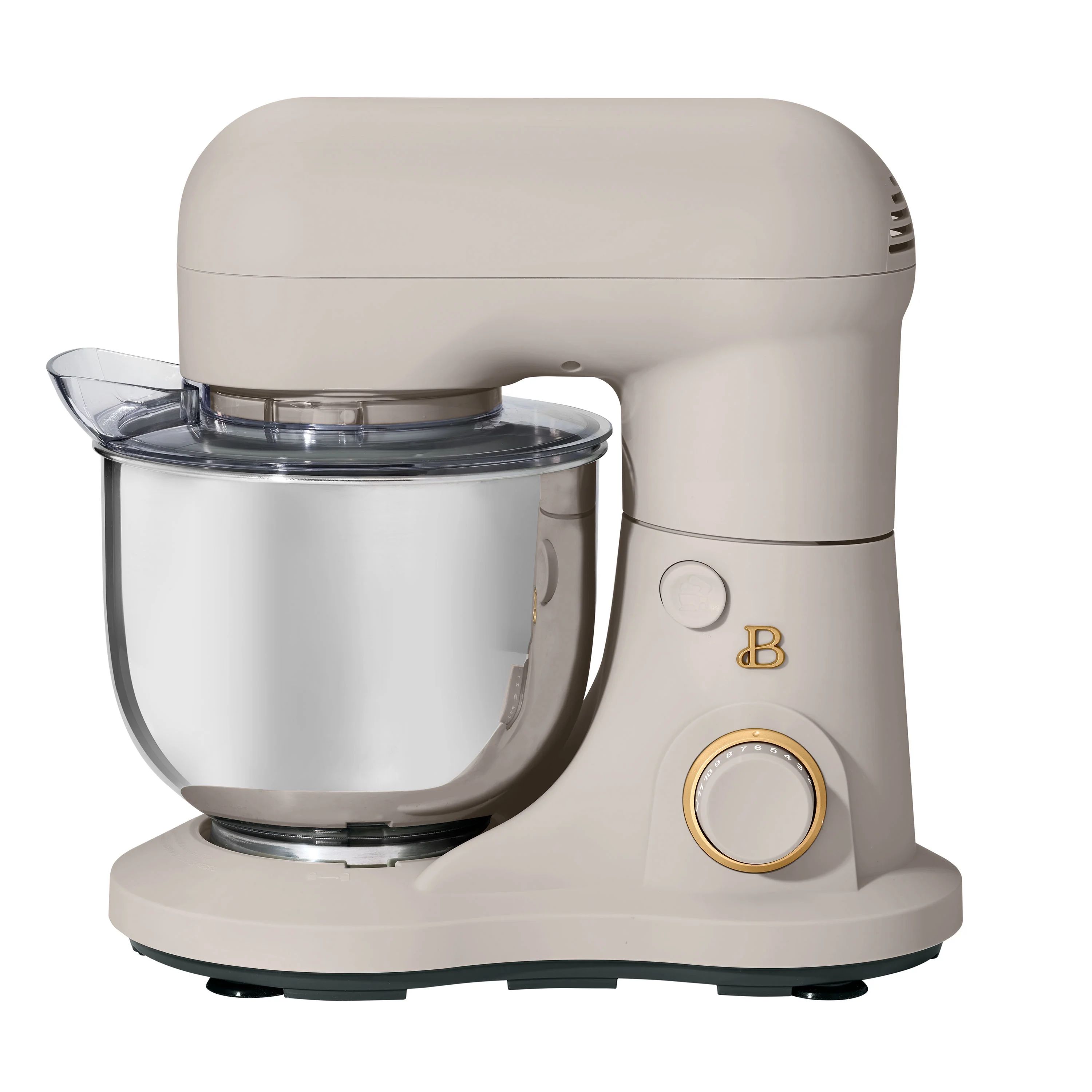 Beautiful 3.5 Qt Stand Mixer, Lightweight & Powerful with Tilt-Head, Porcini Taupe by Drew Barrym... | Walmart (US)