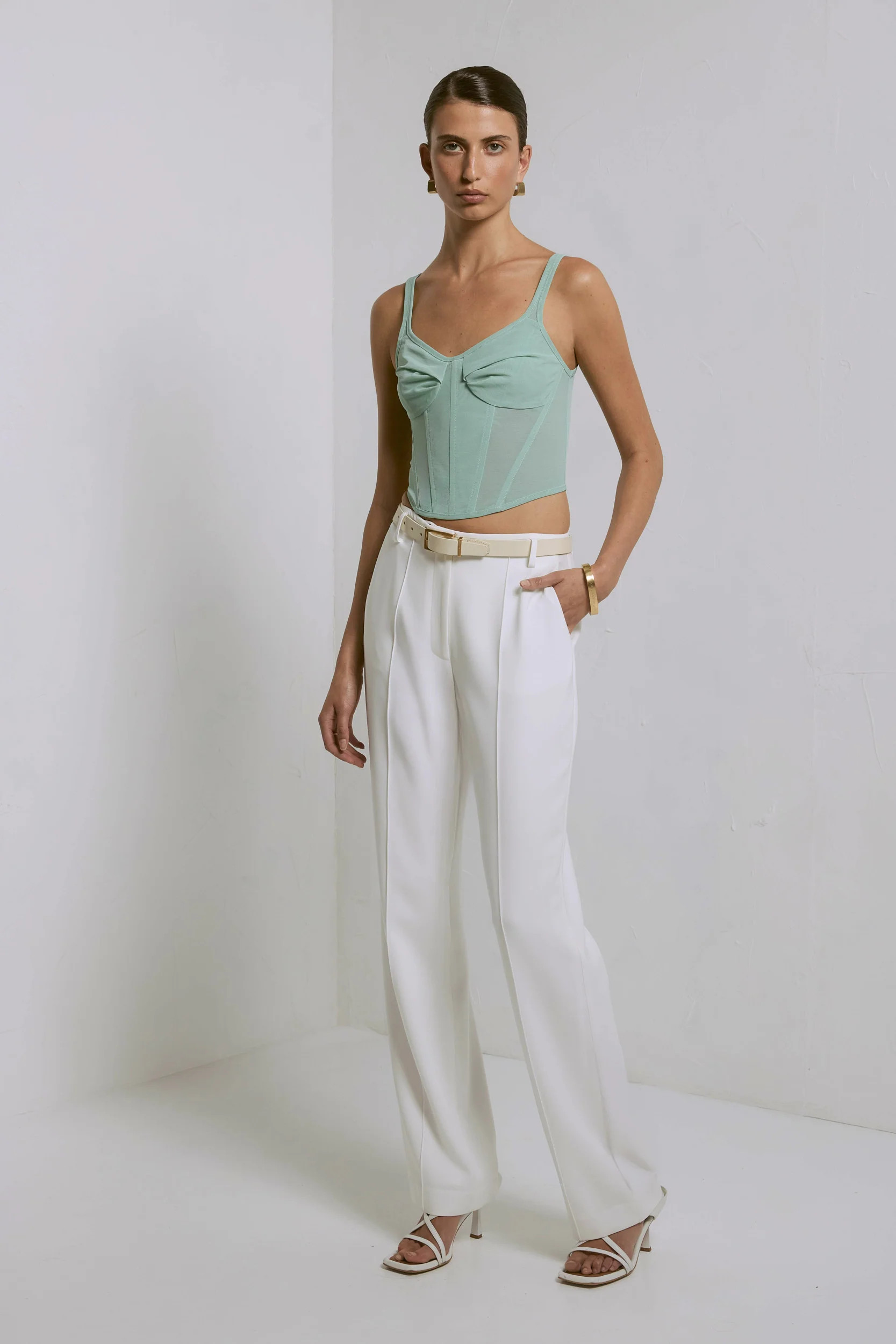 Wanderlust Bustier IN GREEN | TOPS | VIKTORIA & WOODS | Viktoria & Woods