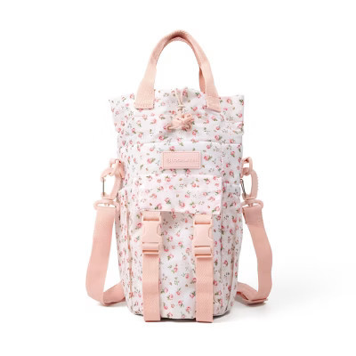 Blogilates Water Bottle Sling - Cream Floral | Target