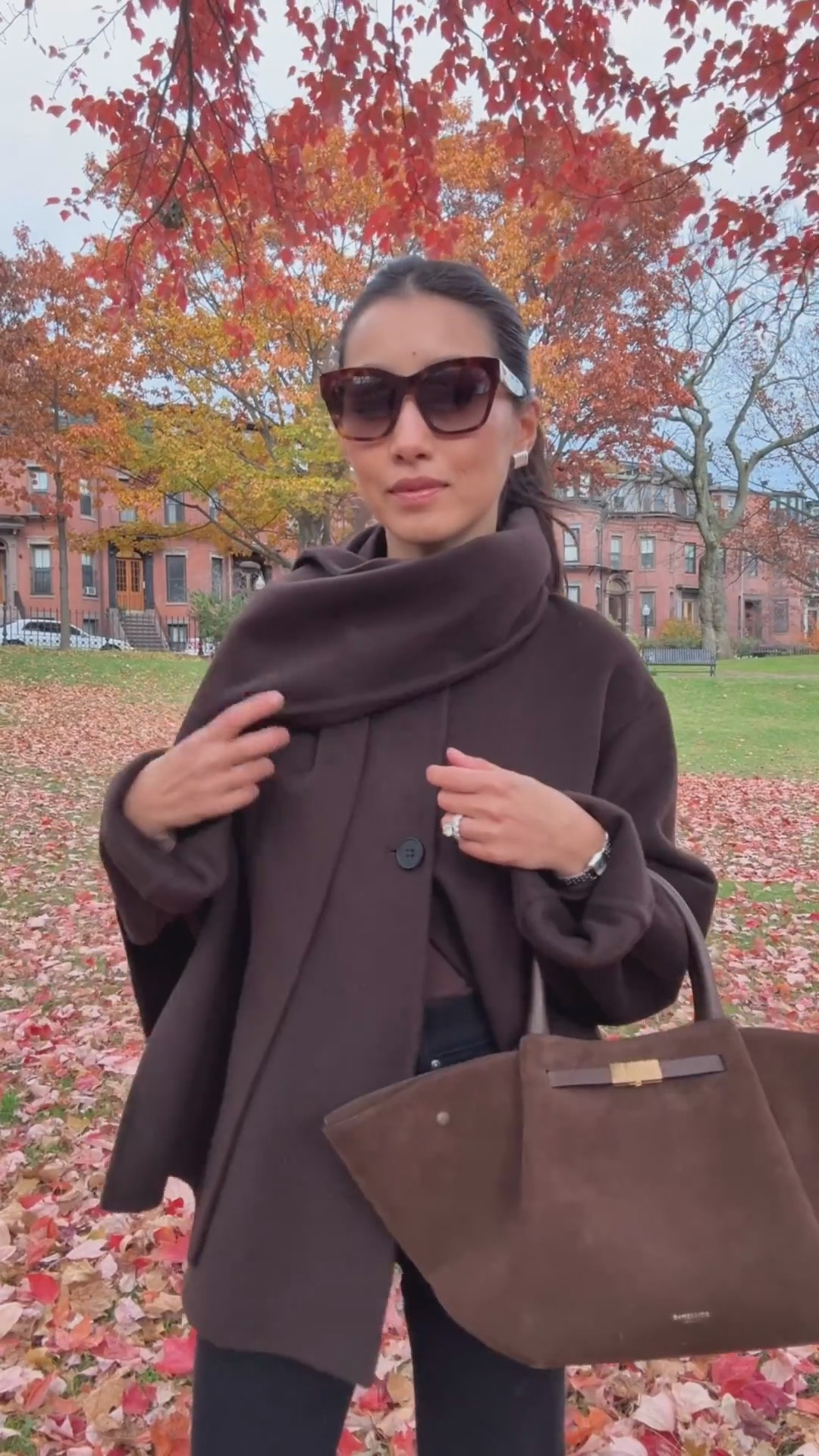 Scarf jackets has been a hit with you all - the coat version is still stocked in black! 

• I’m in Xs for the coat, Small-Meidum for the cardigan. both fit similarly and are a roomy oversized fit with sleeves folded up on me. think of these like a flowy cape 

Outfit 1:
• AF ultra high rise ankle straight jeans sz 24 Short
• Madewell belt xxs on sale 
• Madewell dimes ankle boots on sale, size 5.5, a little narrow so I took my bigger half size
• Celine sunglasses
• Demellier bag on sale with code DMFRIENDSEARLY20 

Outfit 2:
• AF mini skort xxs
• Schutz Maryana boots sz 5
• Cafune bag
• sheer tights
• BP sunglasses

Outfit 3:
• Aritzia lodge pants in xxs short - pull on elastic waist, wrinkle resistant and beautiful drape
• Sam Edelman heels 5.5

Outfit 4:
• Leggings 
• Sam Edelman loafers 5.5

Outfit 5:
• Steve Madden boots 5.5 runs a little narrow in the foot with a regular calf fit that has some room on me
• old Everlane jeans#LTKStyleTip

I have not tried the quince version linked, based on how it fits the model I think it would be best on someone taller 


#LTKWorkwear #LTKGiftGuide #LTKPetite