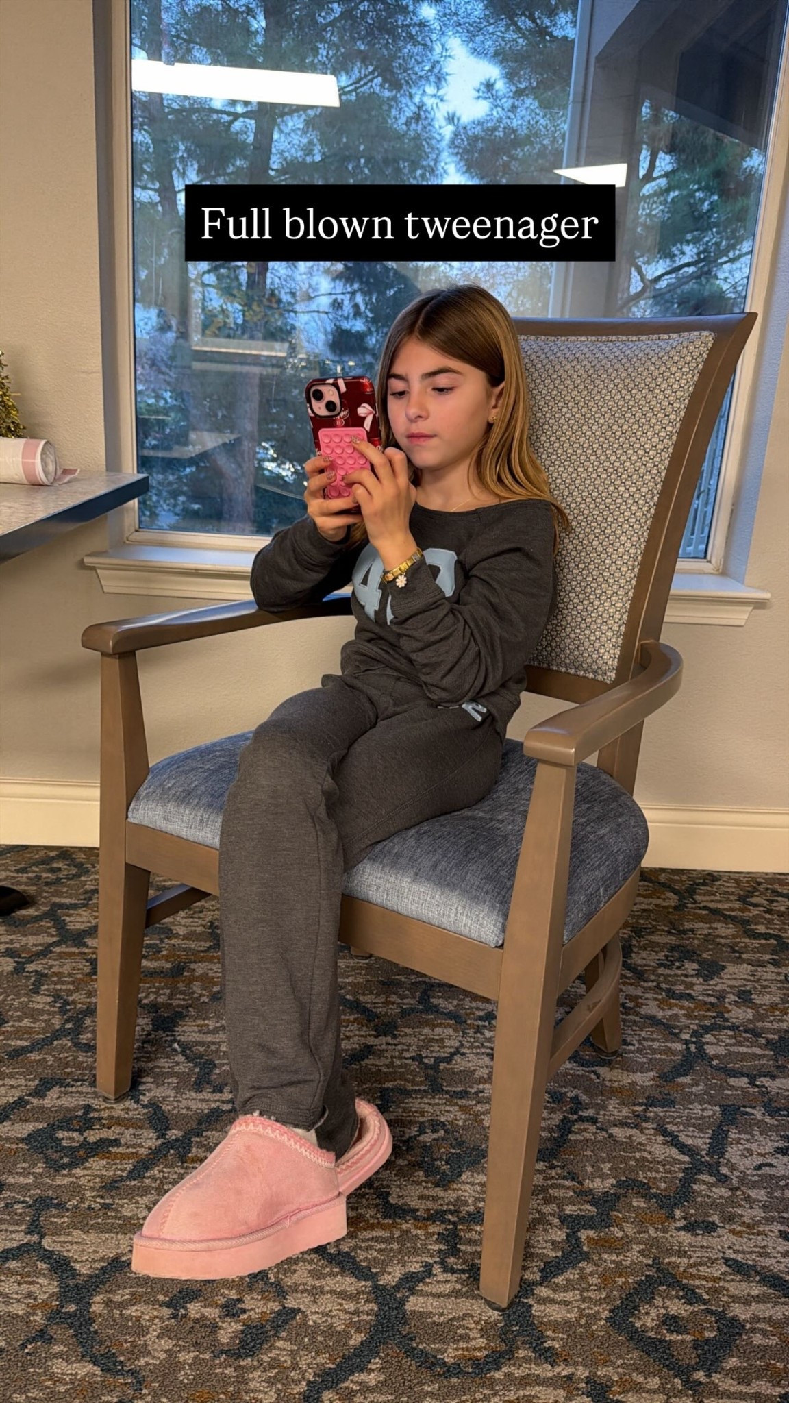 Full blown tweenager