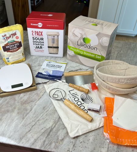 Starting my sourdough journey. This is everything I got to make my starter and bake my bread. 
Sourdough starter and backing supplies 

#LTKGiftGuide #LTKhome #LTKfindsunder50