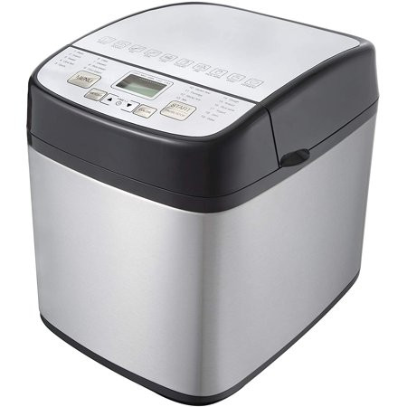 Sybo BM8601 Stainless Steel Bread Machine, 1.5 LB 19-in-1 Programmable XL Bread Maker Nonstick Pan & | Walmart (US)