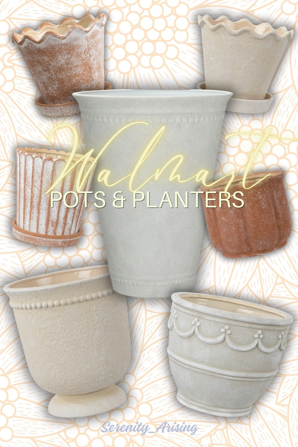 So many beautiful new pots @walmart! Can’t wait to start planting 🪴#walmart #walmartfinds #gardening #plants #planters 

#LTKHome #LTKSeasonal