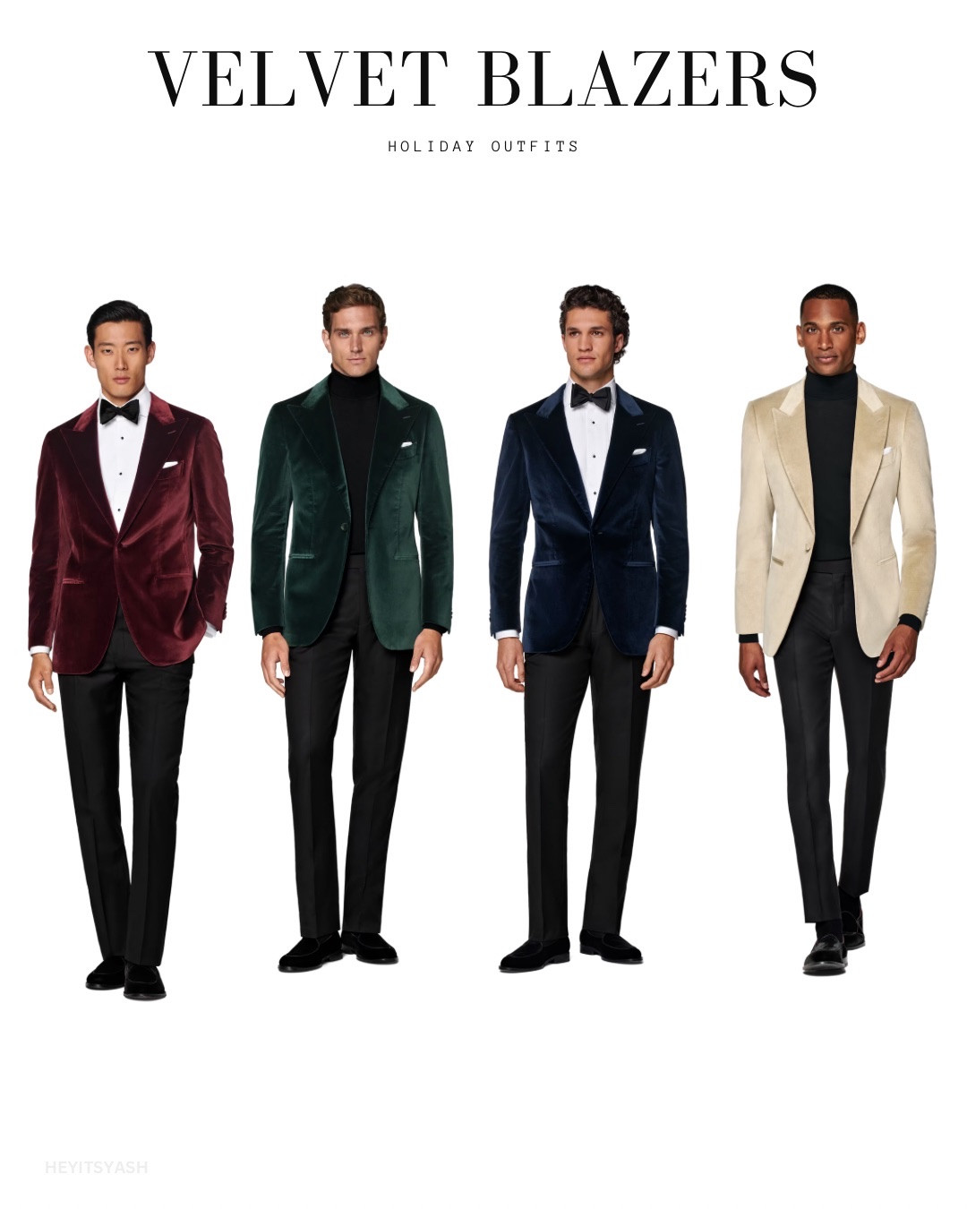 Holiday Suit Outfits - Velvet Blazers #mensfashion 

#LTKHoliday #LTKSeasonal #LTKMens