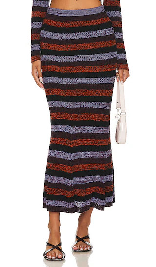 Sprayed Maxi Skirt in Multicolor | Revolve Clothing (Global)