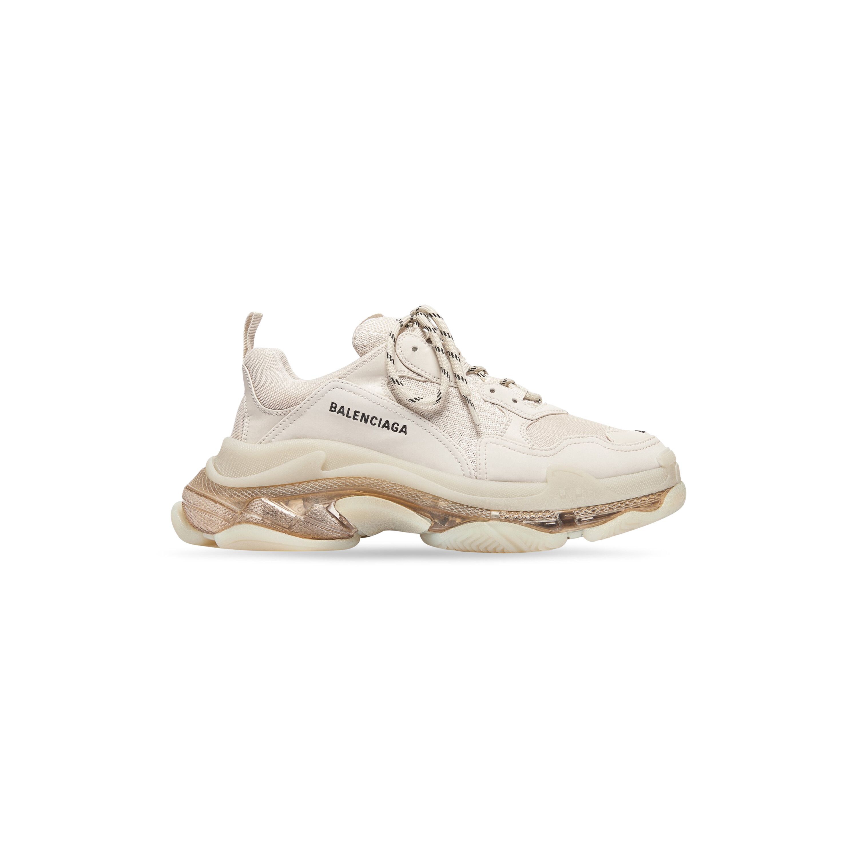 Balenciaga Triple S Clear Sole White - Man - 11 - Polyurethane, Polyester & Nylon | Balenciaga