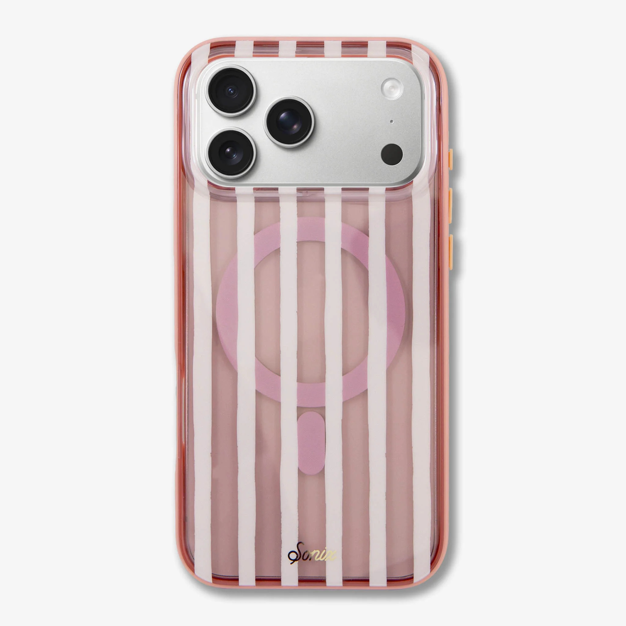 Abstract Stripe Nude MagSafe® Compatible iPhone Case | Sonix