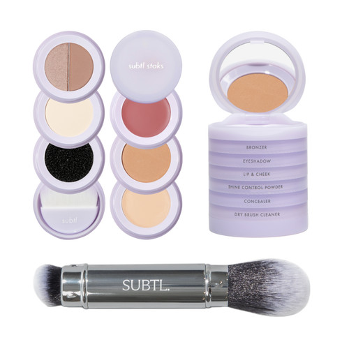 6-in-1 Full Face Makeup Stak with Dual-Ended Face Brush | Ulta