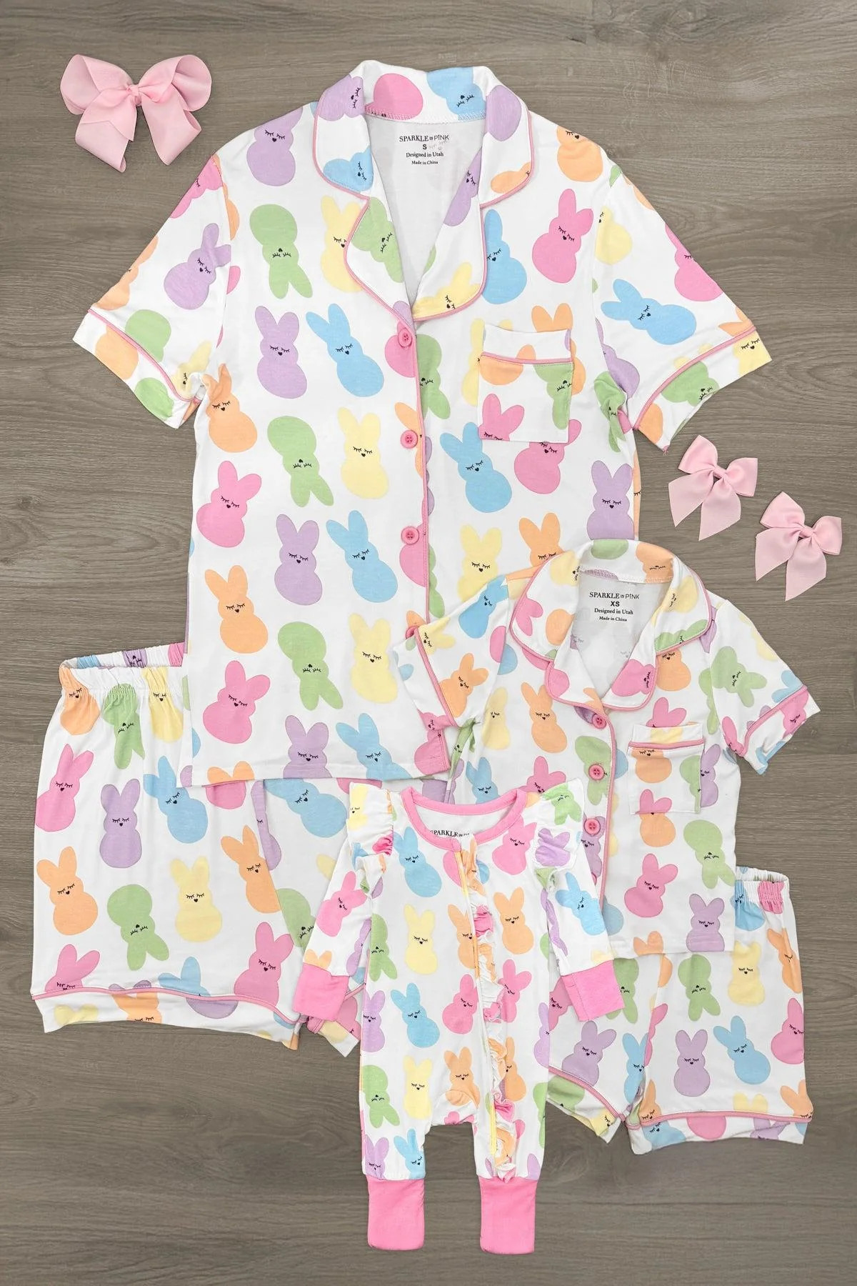 Mom & Me - Bamboo Peep Pajamas | Sparkle In Pink