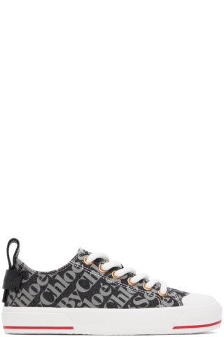 Gray Aryana Denim Sneakers | SSENSE