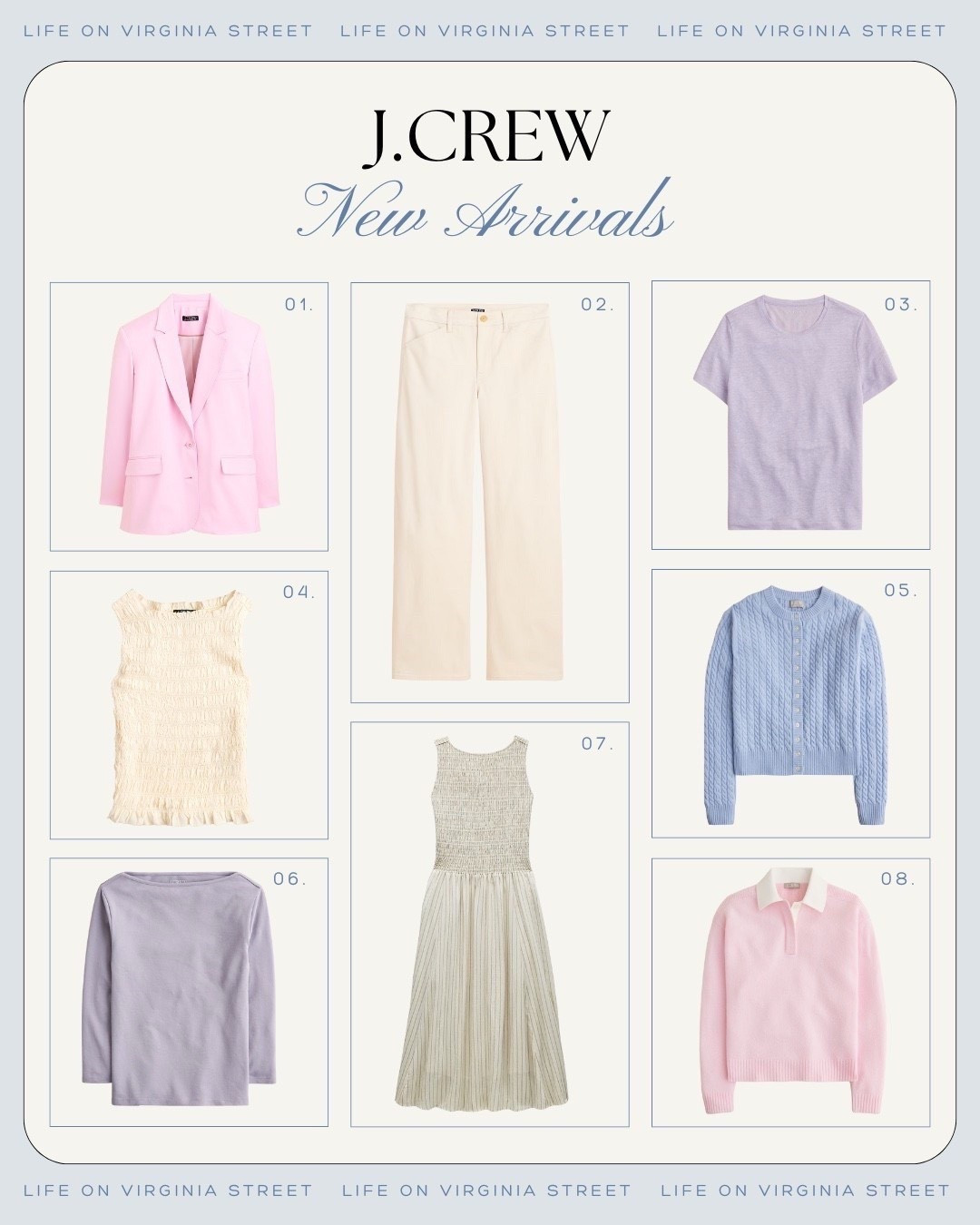 J crew new arrivals for spring  🙌🏻🙌🏻

#LTKSeasonal #LTKootd #LTKTravel

#LTKSeasonal #LTKWorkwear #LTKootd
