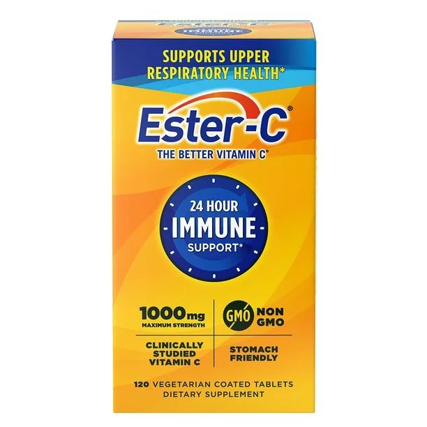 Ester-C® Vitamin C, 1,000 mg, 120 Coated Tablets | Walmart (US)