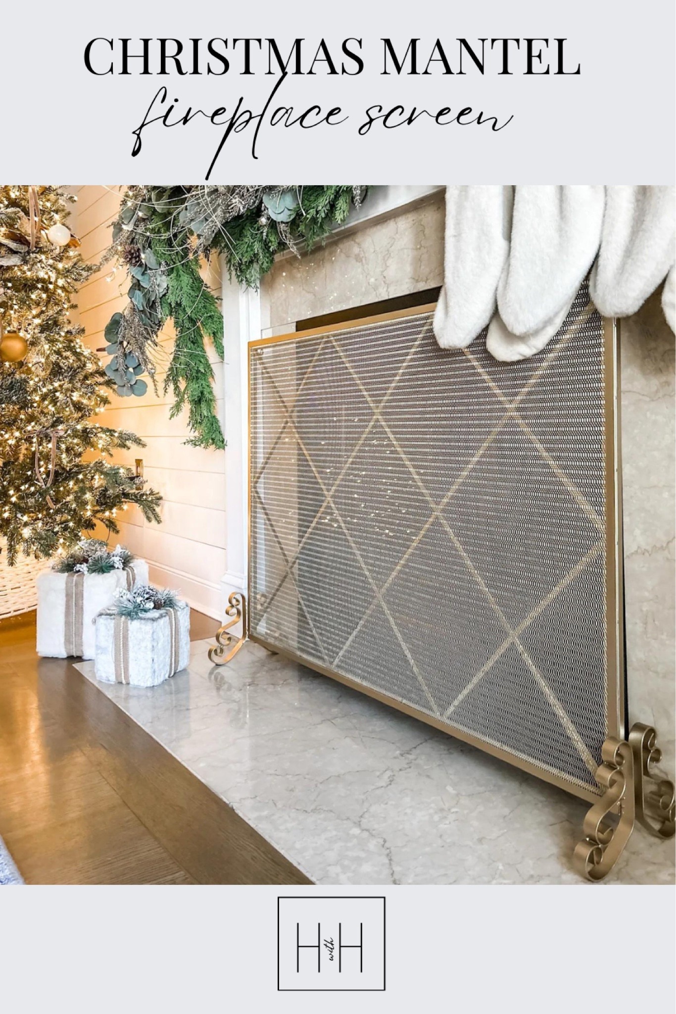 Christmas Fireplace Hearth, fire screen, gold fireplace decor, Walmart. #walmart 

#LTKHoliday #LTKSeasonal #LTKhome