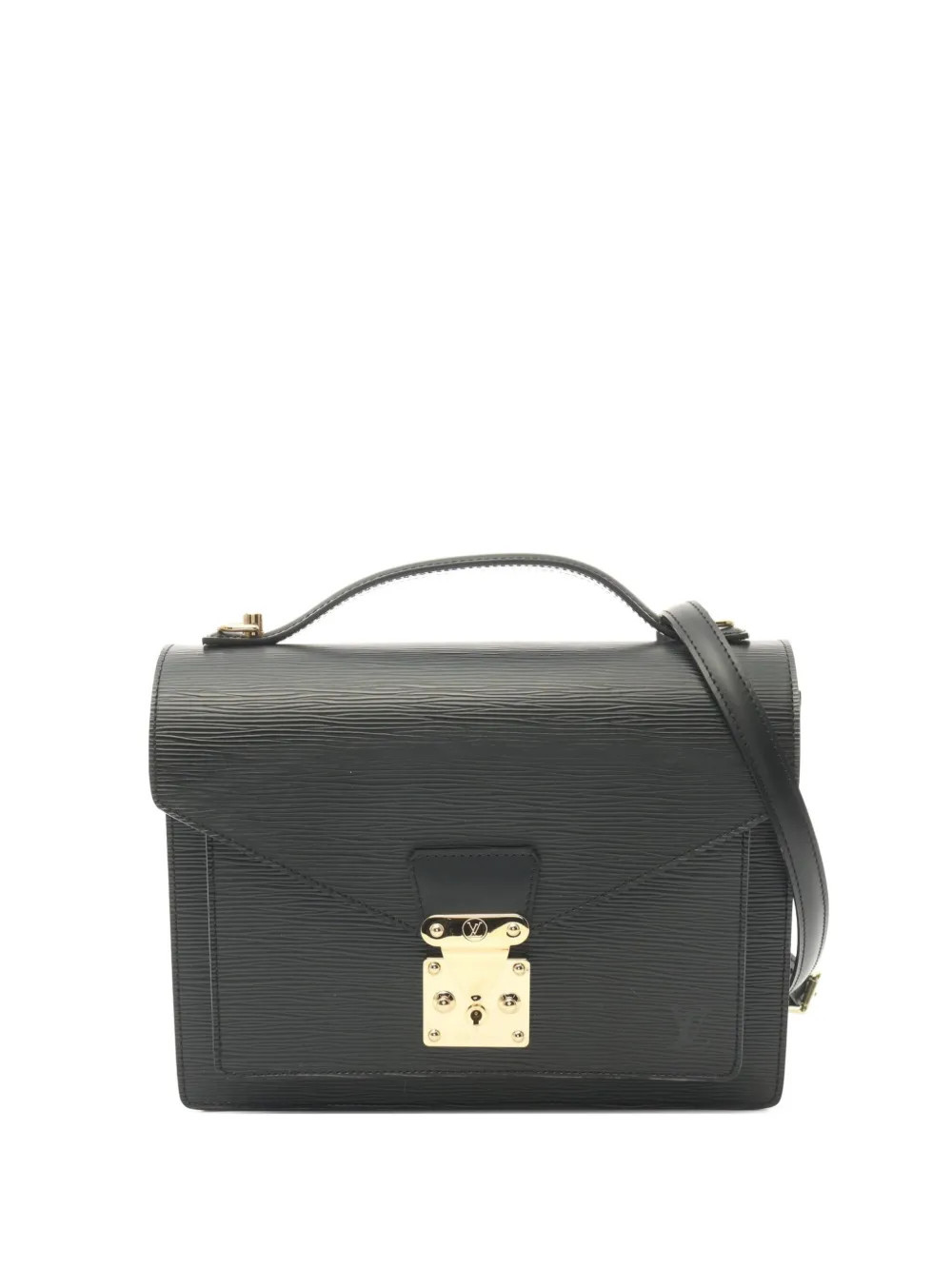 Louis Vuitton Pre-Owned 2005 Monceau handbag - Black | Farfetch Global