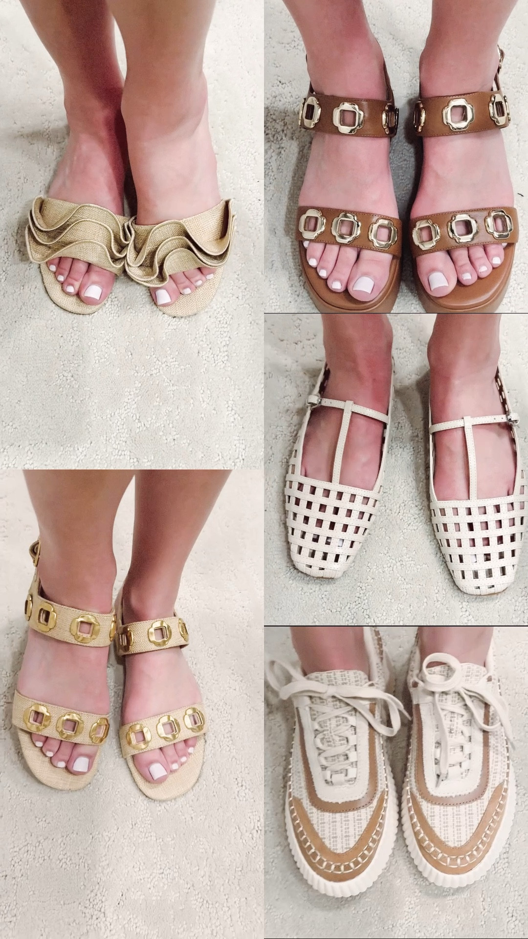 I genuinely cannot believe this haul.

Over $1,000 worth of Larroudé and Dolce Vita for $250 total and they are not final sale. Raffia platforms, woven flats, elevated neutral sneakers… all classic spring staples I would normally hesitate on at full price.

At these prices it felt like the perfect time to try them, especially since returns are allowed. I linked what I could still find because sizes were already moving when I checked.

#LTKSeasonal #LTKSaleAlert