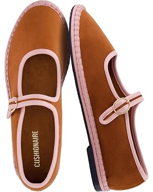 CUSHIONAIRE Missy Mary Jane Ballet Flats for Women, Breathable Lightweight Womens Flats with Adju... | Amazon (US)