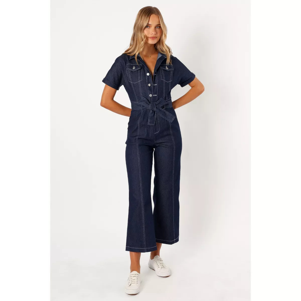 Petal and Pup Womens Demi Contrast Stitch Jumpsuit | Target