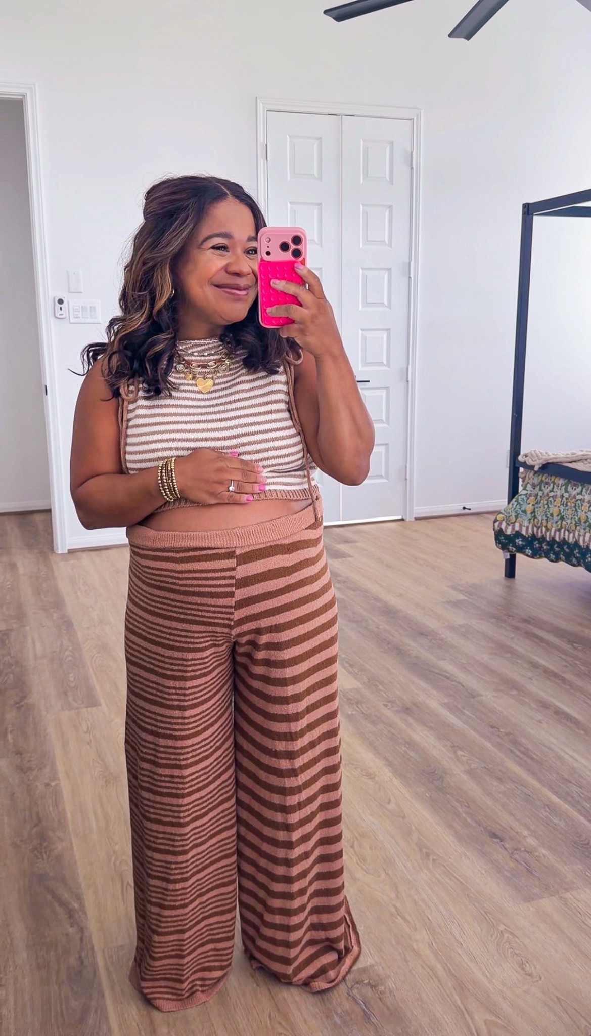 FALL TRANSITON OUTFIT: I got this entire outfit on sale at Free People! Wearing my normal sizes and work great with the bump!! I threw on a denim top with it too! 

#LTKFindsUnder50 #LTKSaleAlert #LTKBump