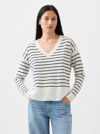 24/7 Split-Hem Linen-Blend Sweater | Gap (US)