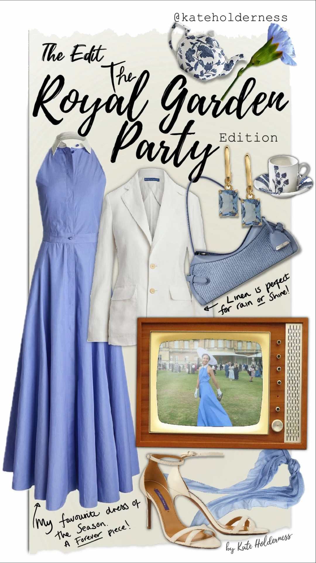 THE EDIT: Royal Garden Party 🫖🪻🍰👑 The Queen of British summer parties…The Garden Party! The Eldred Dress from Ralph Lauren is my favourite purchase (possibly of all time!) and is perfect for a more formal event like this but can so easily be styled more casually - I know I’ll be wearing this forever! The Polo linen blazer is light enough for sunny days & perfect for wearing over your shoulders if the weather turns. 

#RalphsHamptons #LTKxRalphLauren #LTKsummer