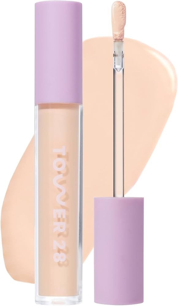 Tower 28 Swipe Serum Hydrating Concealer, 4.0 Light/Medium Cool (0.22 oz) | Amazon (US)