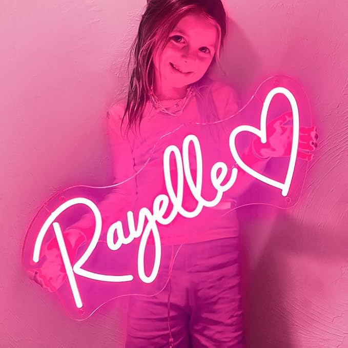 Neon Sign Customizable, Custom Neon Signs For Wall Decor, Personalized Neon Name Sign For Wedding... | Amazon (US)